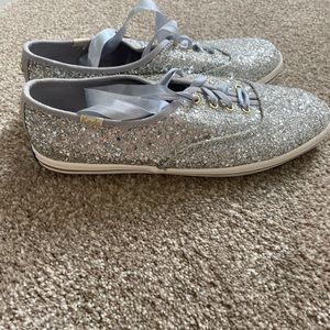 Kate Spade Glitter Keds 7.5